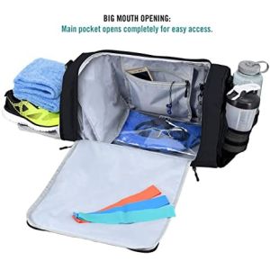 Mens Crowdsource Sports Duffle Bags 10 Optimal Compartments