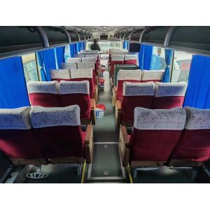 2nd Hand Bus Two Pieces Of Front Windshield 39 Seats Weichai Engine 12 Meters