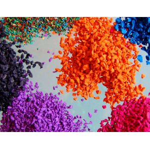 1-3mm EPDM Playground Rubber Granules Particles Shape For Kindergarten Floor