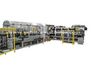 China Fully Automatic Radiator Production Line , Aluminium Radiator Core Builder Line on sale