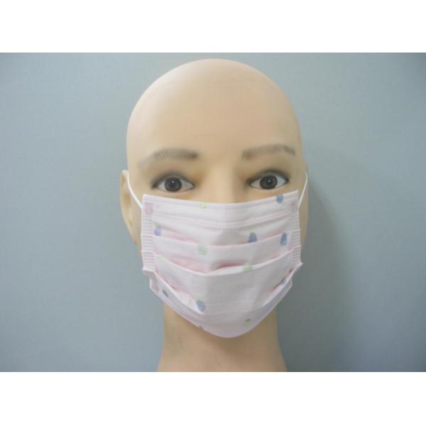 Disposable 3ply Kid Face Mask With Cute Printing Latex Free Earloop
