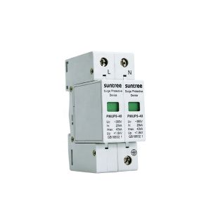 White Lightning Arrester 2Pole AC Surge Protector