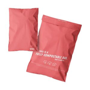 Colored Compostable Mailing Bags 60 Microns Thickness Customized Size