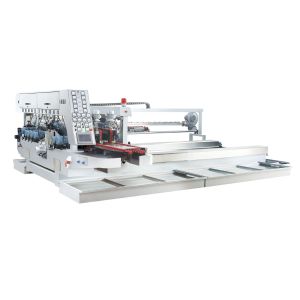 Full Automatic Glass Edging Machine With Film Removing Device , 0-8m / Min