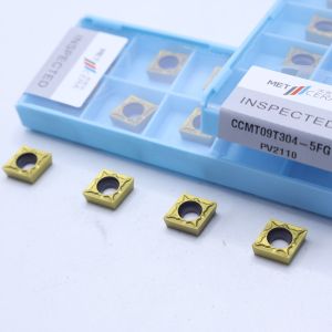 CNC Turning Inserts High Resistance CCMT06-5FG CCMT09-5FG External And Internal