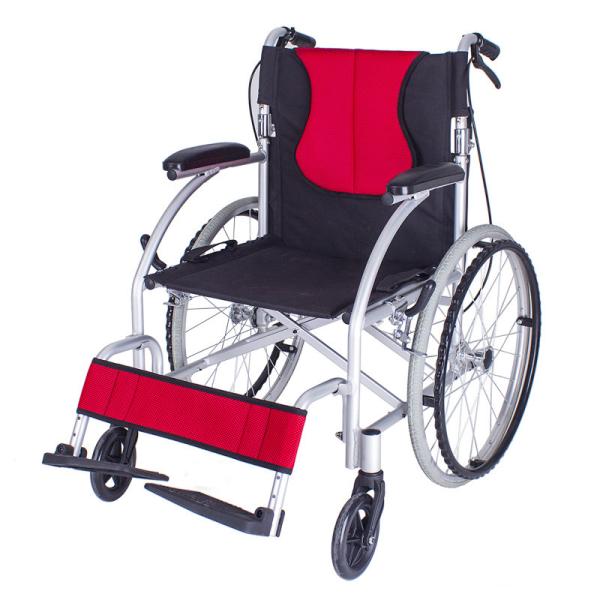 Quality Portable Folding Wheelchair with Aluminium Alloy and Customization Option wholesale