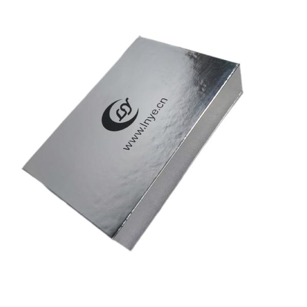 Paperboard Ivory White Silver Pearl Magnetic Gift Box with Logo Custom Packaging Print