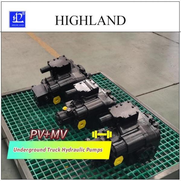PV22 MV23 Cast Iron Underground Truck Hydraulic Pumps With Max Displacement And