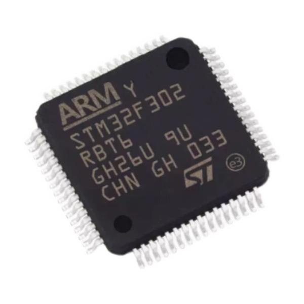 100% Original ARM MCU STM32 STM32F302 STM32F302RBT6 LQFP-64 Microcontroller with