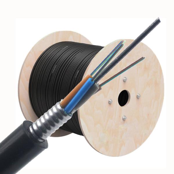 GYTA Single Mode G652D Fiber Optic Cable Multi-loose Tube Corrugated Steel