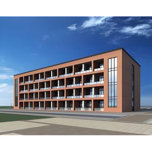 Self Storage Prefabricated Fabricated Steel Structure Warehouse Customizable