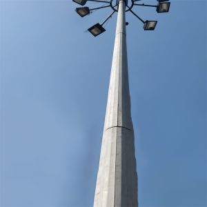 Cheap Iso 1461 15 20 30 40 50 M Meters 4G 5G Stand Cell Signal Pole Climbing Ladder Self SupportingB Monopole Antenna Tower for sale