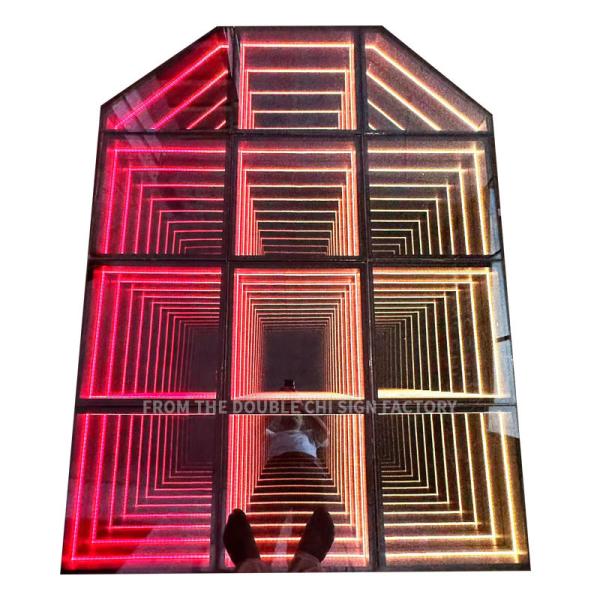 IP55-IP67 Waterproof LED Dance Floor for Wedding Party Stage DJ 3D Mirror RGB