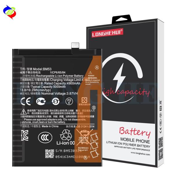 High Capacity BM53 5000mAh Battery for Xiaomi Mi 10T 10T Pro Redmi K30S Mobile