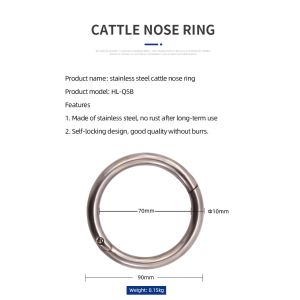 Self Locking Bull Nose Ring Perfect Combination Of And Efficiency