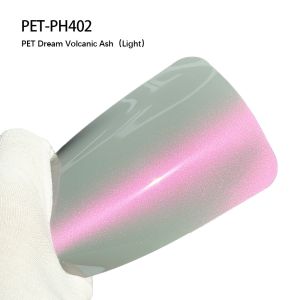 China PET-PH402 PET Car Gloss Wrap Film Dream Volcanic Ash Colored Abrasion Resistant on sale