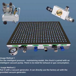 Custom Clamping Solution Aluminium Grid Type Vacuum Chuck For CNC Machining