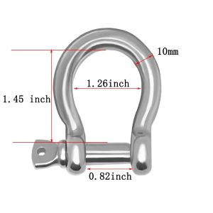 General Industry Bow/D Shackles Wire Rope Sling Accessory for Rigging and