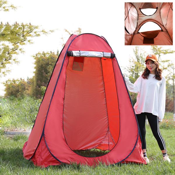 Quality Four Season Instant Up Shower Tent Straight Bracing Type Polyester 190T wholesale