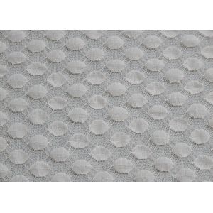 Water Soluble White Stretch Lace Fabric In Textile 125cm Width CY-LW0667