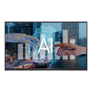 Qtenboard OEM 75 Inch Multi Touch Screen Ai Interactive Flat Panel for