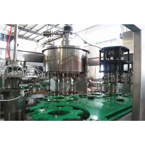 Glass Jar Fruit Puree Hot Juice Filling Machine / Mango Juice Filling Capping