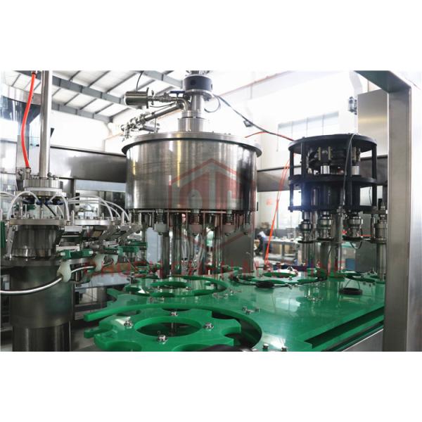 Glass Jar Fruit Puree Hot Juice Filling Machine / Mango Juice Filling Capping