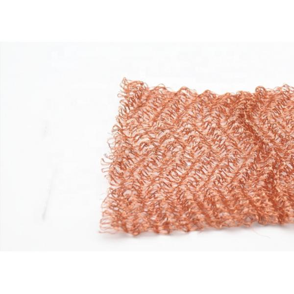 Quality Width 2.5-60cm Knitted Copper Mesh Rf Emi Shielding wholesale