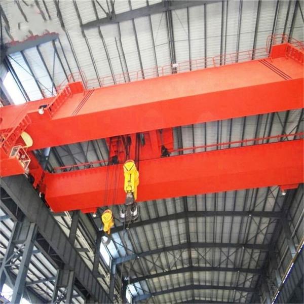Wireless Remote Control Electric Overhead Travelling Crane Double Girder 20 Ton
