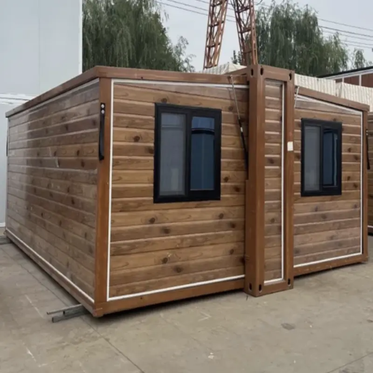 Cheap Customizable Prefab Folding House 40ft HQ with Thermal Insulation for sale