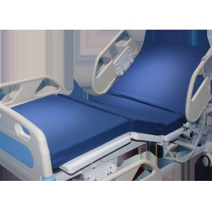 China 2200mm 950mm Adjustable Electric Hospital ICU Bed in ABS Blue White For Home Use on sale