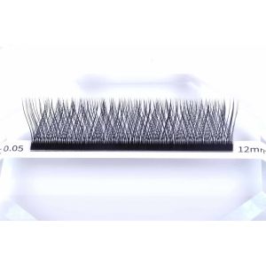 Y Shape Volume Lash Extensions , Natural Black 12mm Eyelash Extensions
