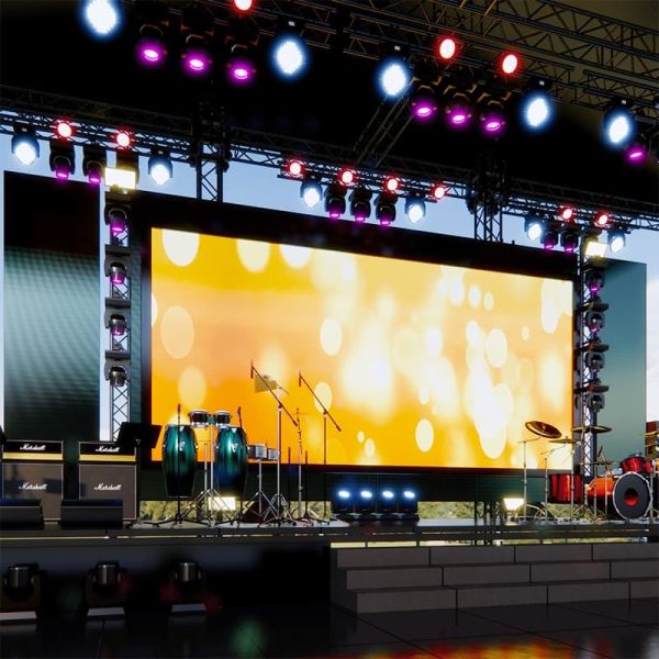 Quality Outdoor Rental P4.81 LED Screen with Wide Viewing Angles and Fast Setup for Stage Backgrounds, Easy Transport with Flight Cases wholesale
