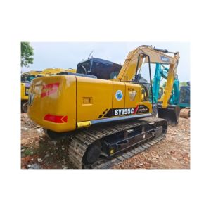 Made in China used Sany SY155C excavator 15 ton with less hour