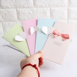 Recycled OEM ODM Embossed Paper Greeting Cards Luxury Style