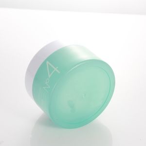 50ml PS Combination Green Cosmetic Plastic Jar With Screw Cap