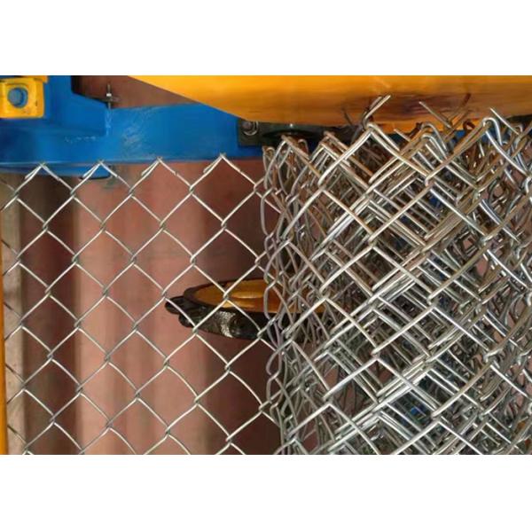 Hot Dipped Chain Link Panels Farm Fence , Electro Galvanized Backyard Diamond Mesh