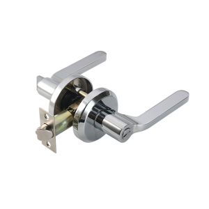 China Changeable Square Corner Tubular Lever Lock with Schlage Keyway CP MB ORB PB AB SS Finish 1x2-1/4 25x57mm Faceplate on sale