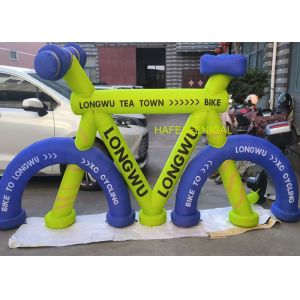 Customized Creative Inflatable Bicycle Replicas For Sports Event Promotion