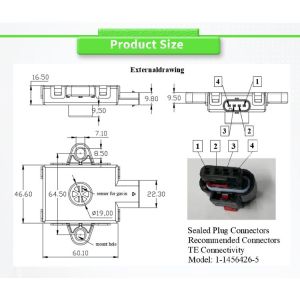 ODM Customized UNIVO UBHL-CY CAN Hydrogen Sensor for Fuel Vehicle Refueling