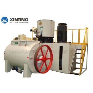 Dust Free PVC Dry Powder Plastic Mixer Machine High Speed Compact Structure