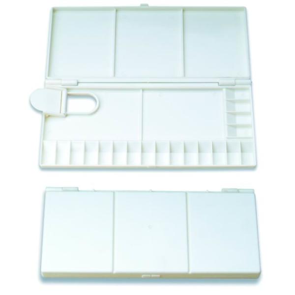Quality White Plastic Paint Palette Watercolor Painting Accessories Different Size Different Shape wholesale