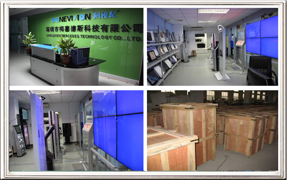 19.1" Wall Hanging Exhibition LCD Advertising Players , 16:9 Aspect Ratio