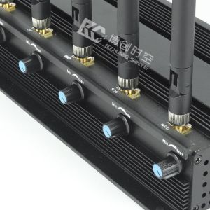 Mobile Phone Signal Jammer 8-band power adjustable black anti positioning anti