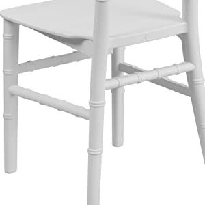White Chiavari Chairs Wedding Stackable PP Plastic Chiavari Chairs