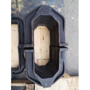 DH220 excavator U-shaped frame/tension cylinder spring assembly base，All models