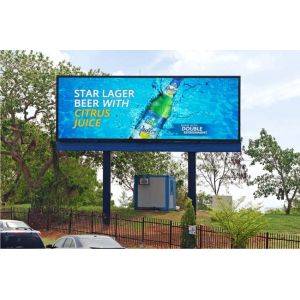 6000cd/Sqm Commerical Advertising LED Display SMD3535 Aluminum VGA DVI P10