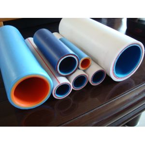 Single Screw Plastic Tube Making Machine , Customized PE Pipe Extrusion Line