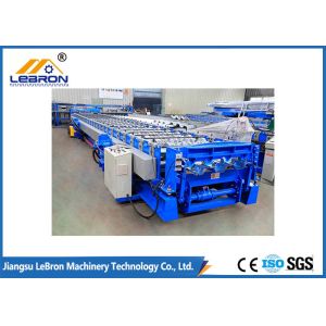 HDG Metal Floor Deck Roll Forming Machine 12 - 15m/Min Speed