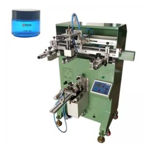 China One Color Glass Bottle Screen Printing Machine Semiautomatic Emergency stop on sale